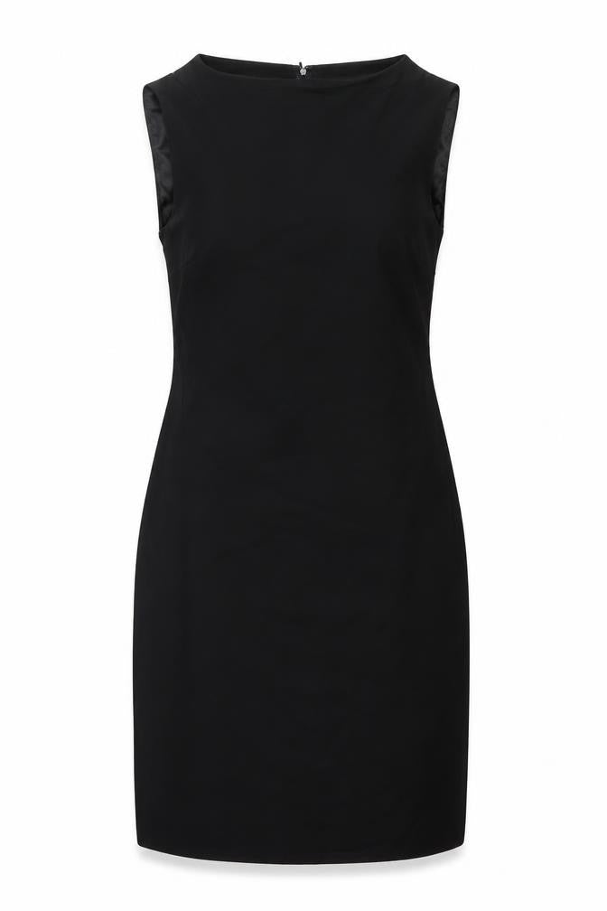 Episode Black Wool Dress, UK 12, Sleeveless Zip