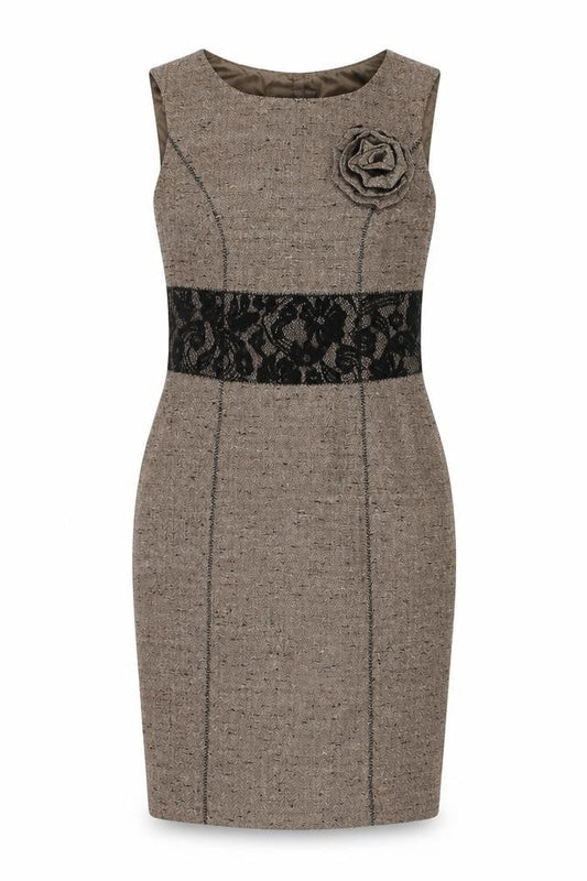 Jessica Howard Women's Brown Sheath Dress Size 10