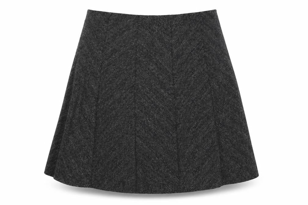 Marks & Spencer Women Black A-Line Knee Length Skirt