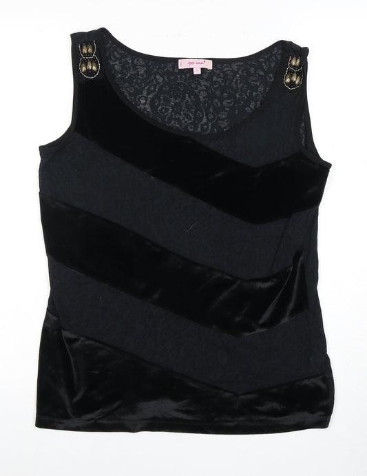 Marks and Spencer Women's Black Tank Top, Size 14