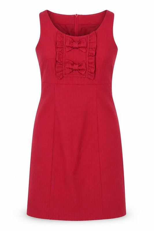 Next Women's Red Sleeveless Dress Size 8