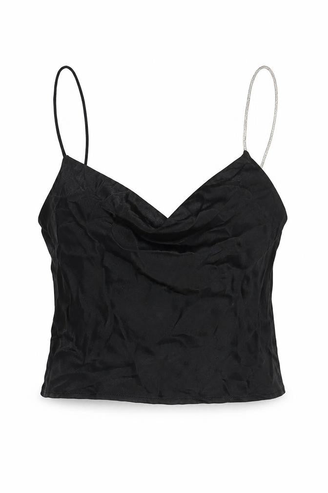 Zara Women's Black Camisole Tank - Size 8