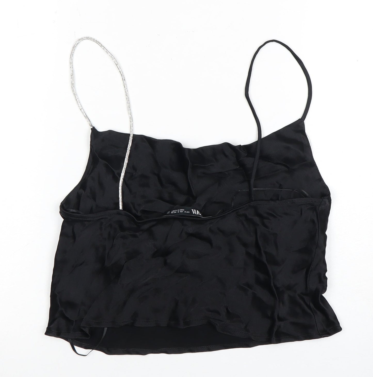Zara Women's Black Camisole Tank - Size 8