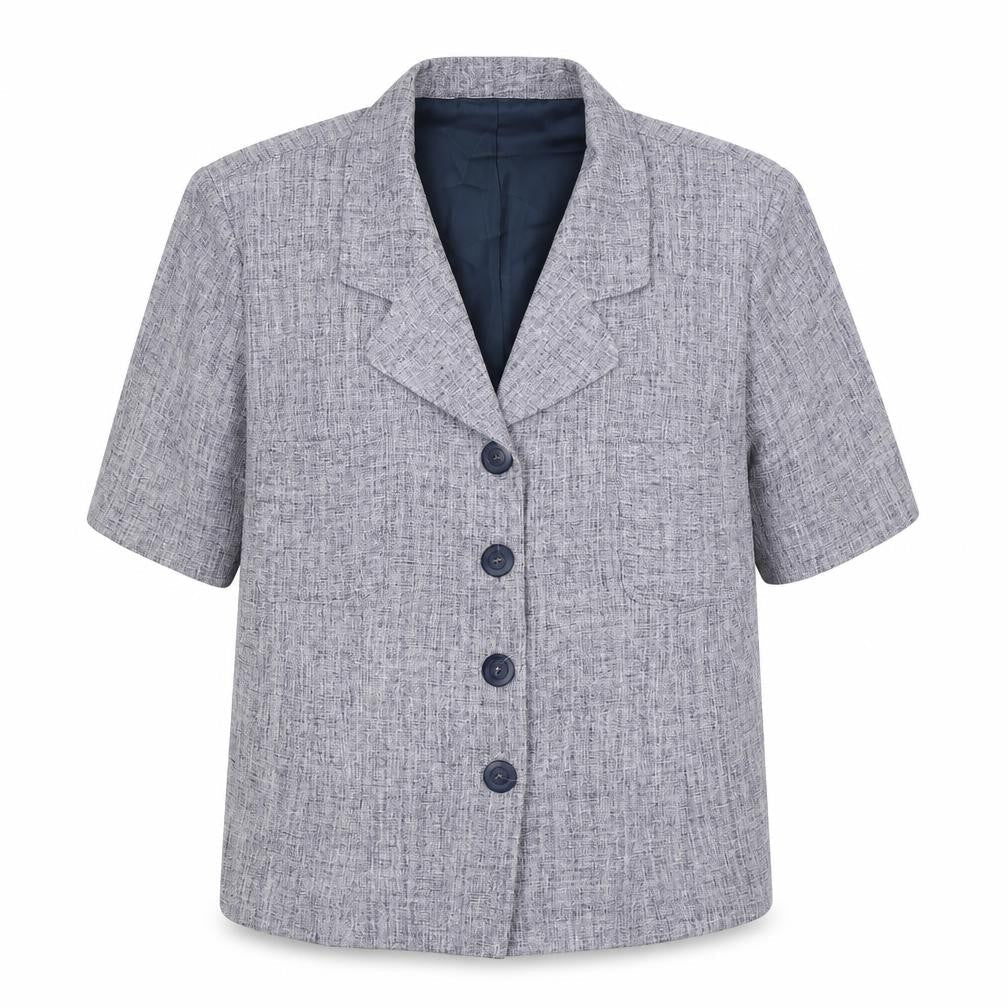Roman Originals Women's Grey Blazer, Size 16, Regular Fit