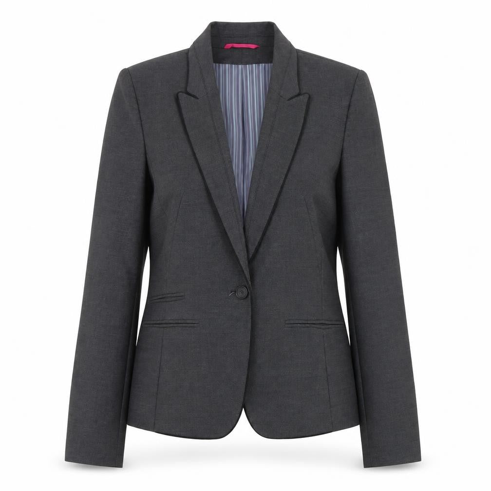 Next Women's Black Slim Fit Suit Jacket Size 8