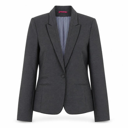 Next Women's Black Slim Fit Suit Jacket Size 8
