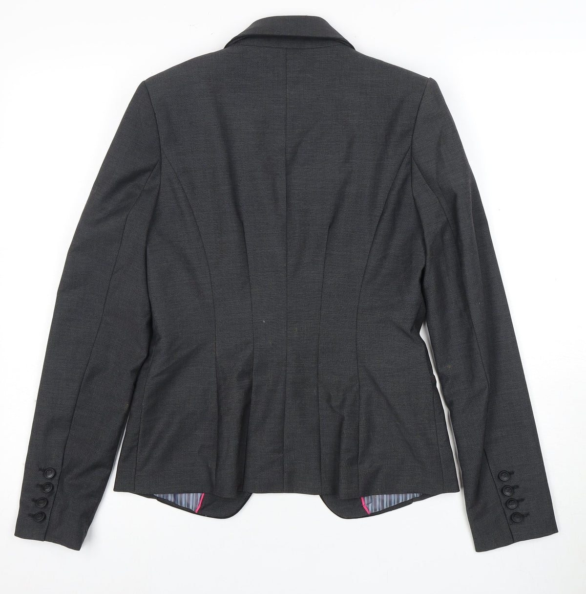 Next Women's Black Slim Fit Suit Jacket Size 8