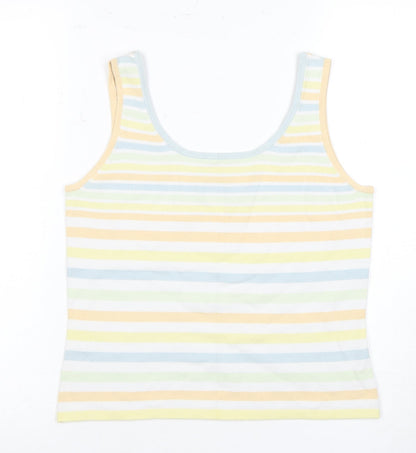 Additional front view of Principles Women's Multicoloured Striped Tank Top, size 14