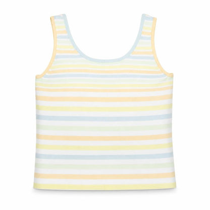 Front view of Principles Women's Multicoloured Striped Tank Top, size 14