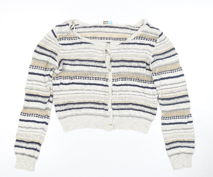 BHS Women's Multicoloured Cardigan Size 12