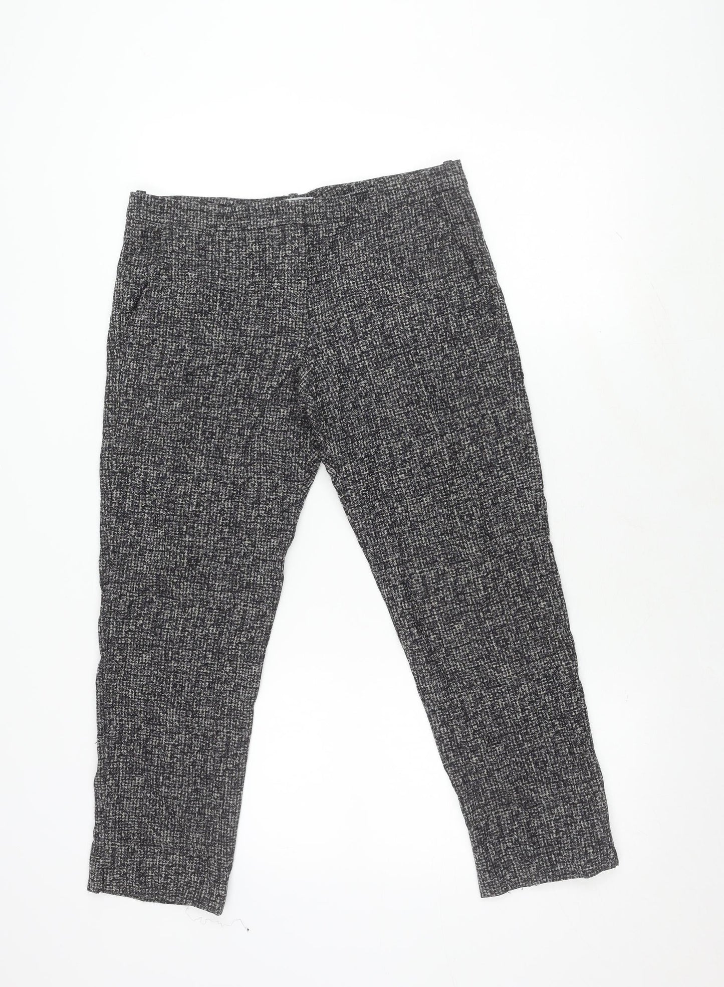 Jigsaw Women's Black Trouser, Size 10, Autumn/Winter Wear