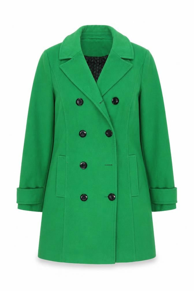 Marks & Spencer Women’s Green Pea Coat Size 14