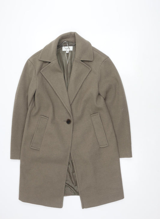 Marks and Spencer Women's Grey Coat Size 8