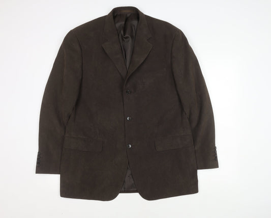 Marks and Spencer Men's Brown Blazer - Size 40R