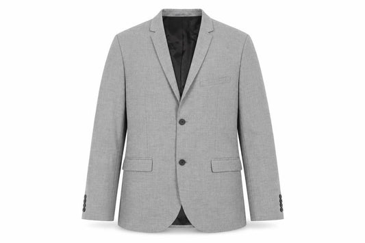 H&M Men's Grey Blazer 44R Regular Fit Jacket