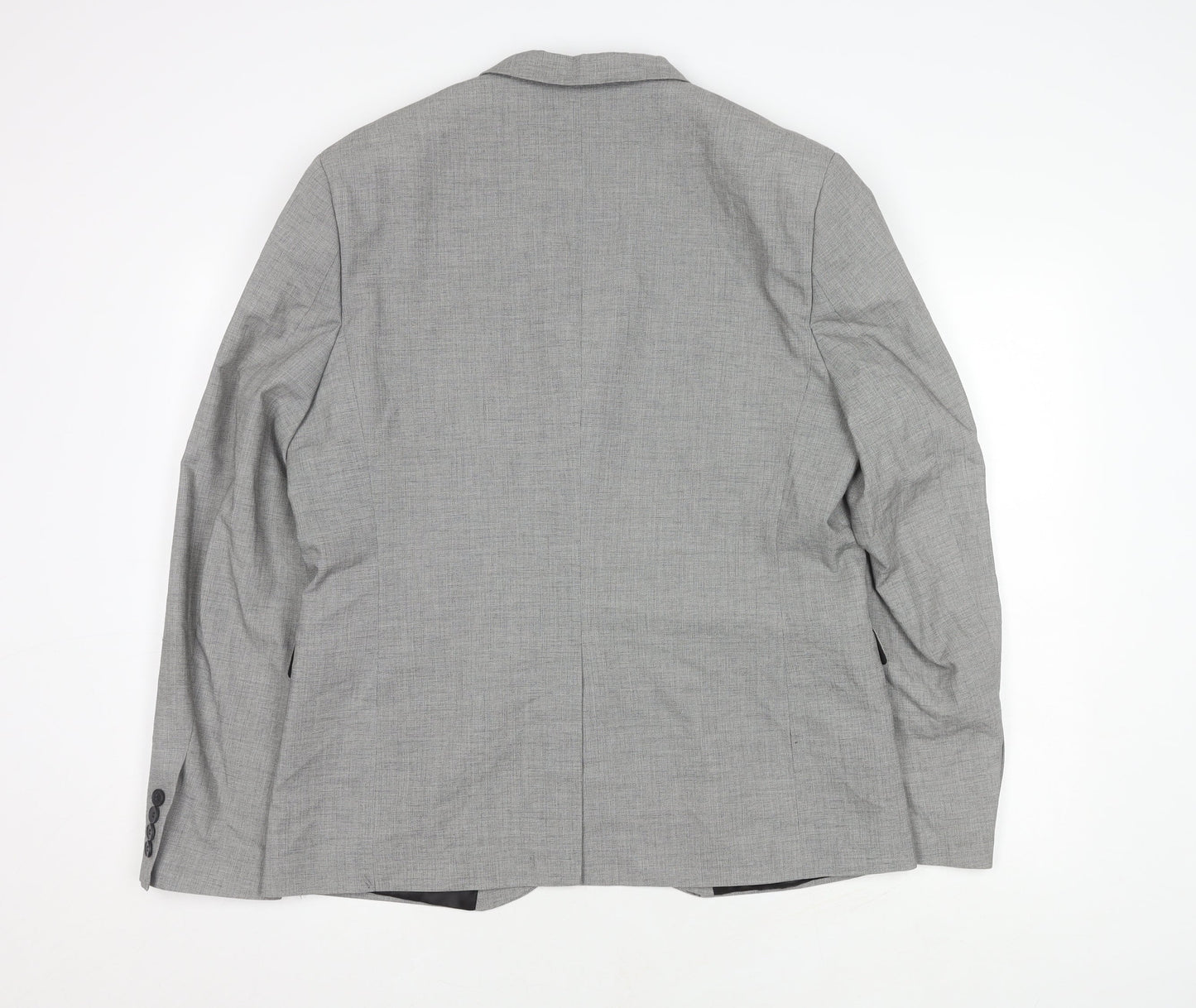 H&M Men's Grey Blazer 44R Regular Fit Jacket