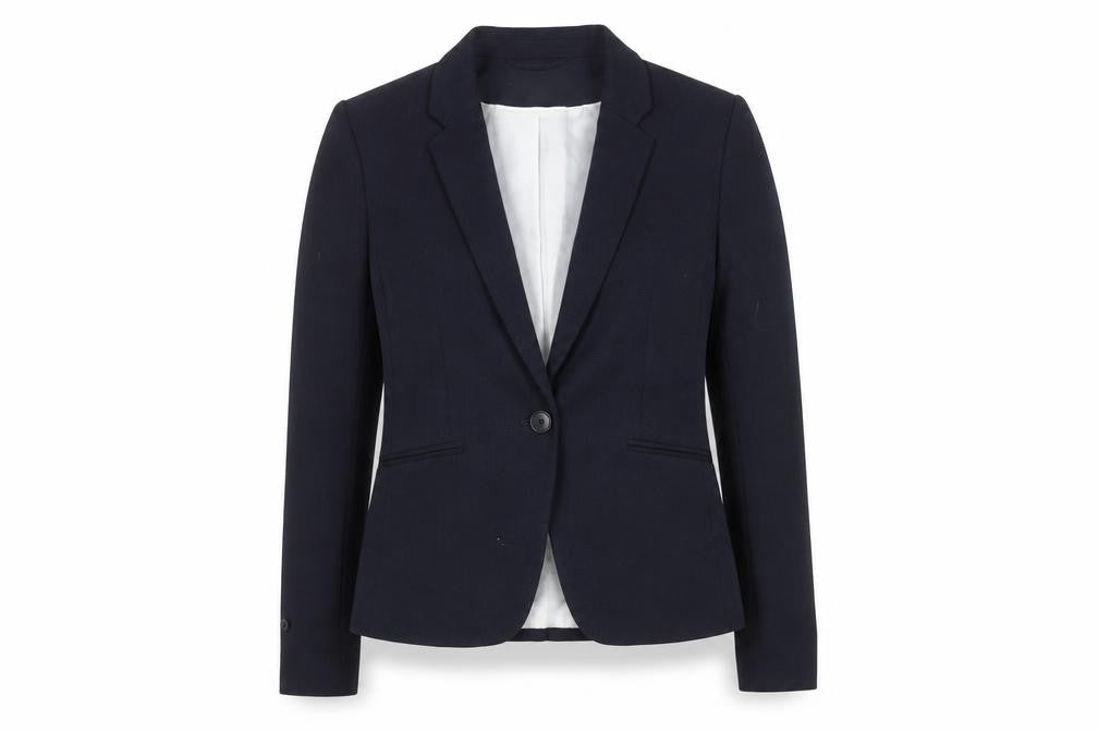 H&M Women's Black Suit Jacket Size 6 Regular Fit