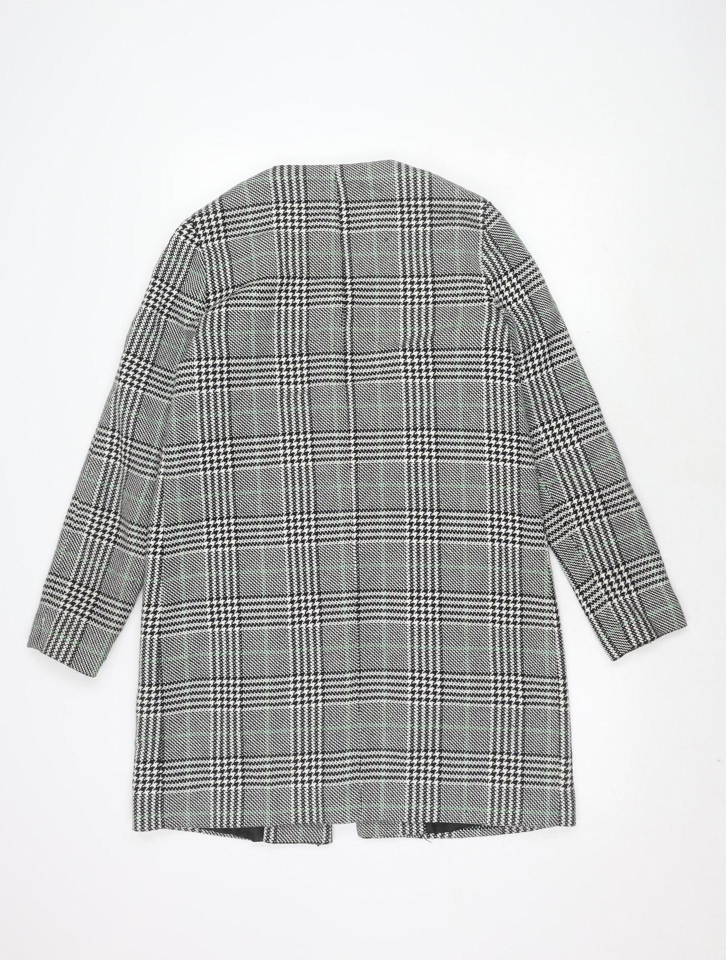 Zara Women's Mid-Length Check Blazer, Size S