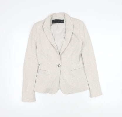 Zara Basic Women’s Ivory XS Slim Suit Jacket