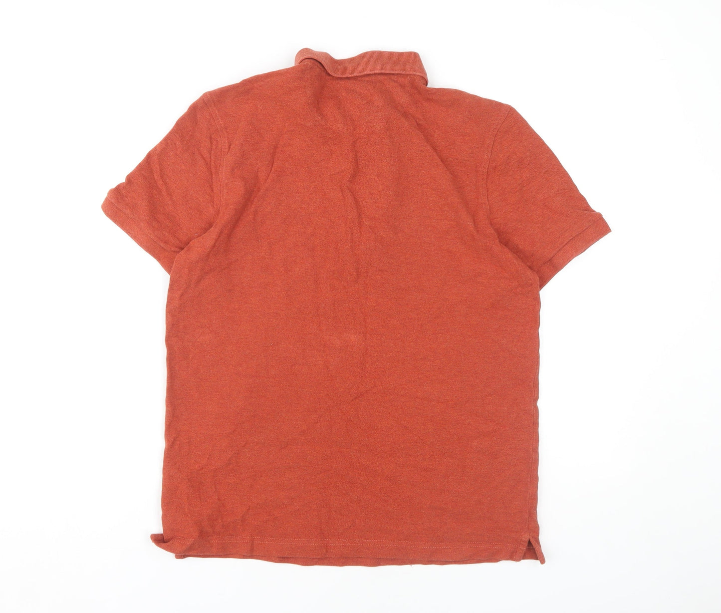 Farah Men's Orange Polo Shirt M Short Sleeve Cotton