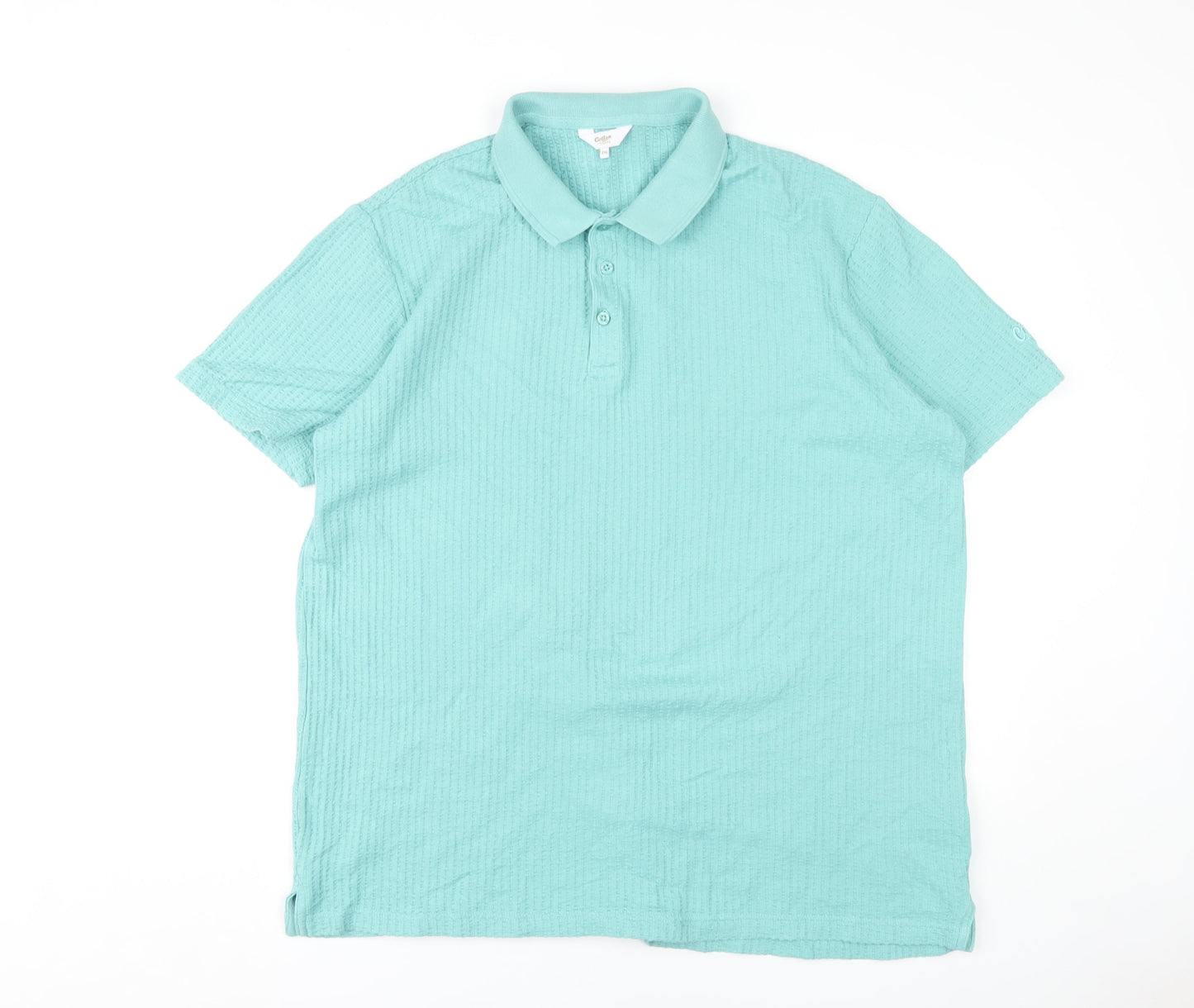 Cotton Traders Men's Green 2XL Polo Shirt