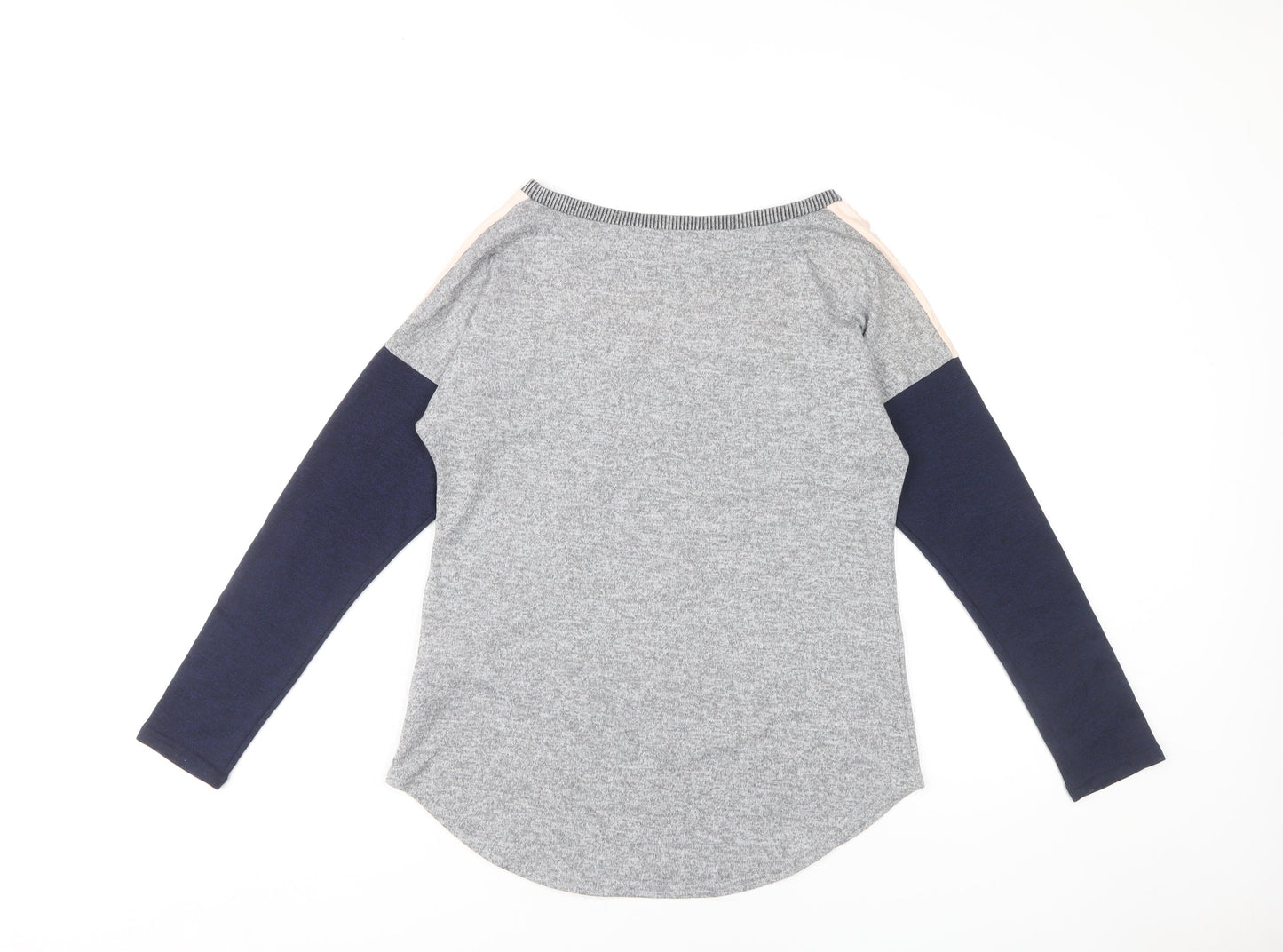 Oasis Women's Colourblock T-Shirt Grey XS