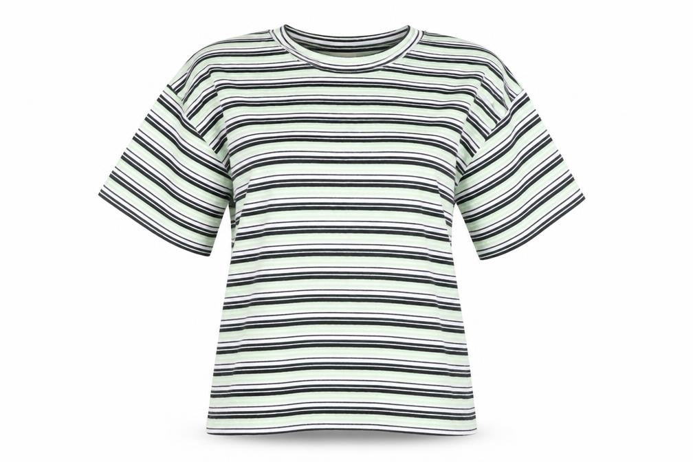 Viyella Unisex Striped T-Shirt, Multicoloured, Large