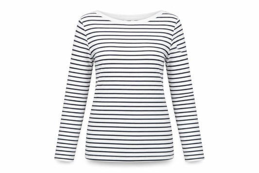 Cotton Traders Women's Multicolour Striped Top