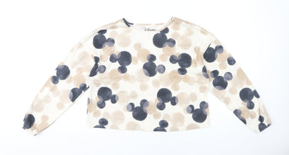 Preloved Disney Women's Multicoloured XS Crew Neck Top - Front