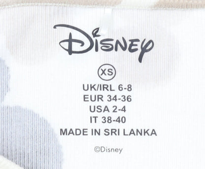 Preloved Disney Women's Multicoloured XS Crew Neck Top - Detail