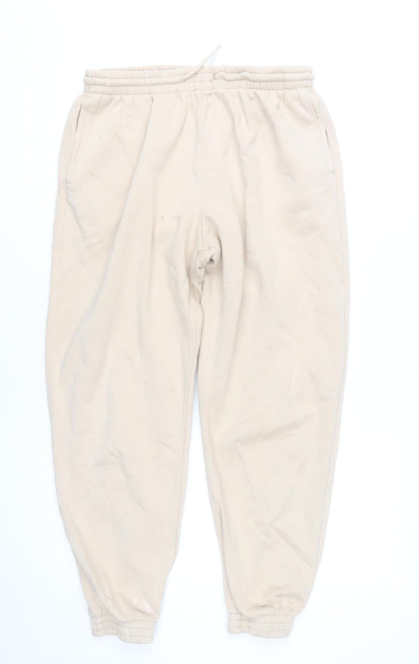 H&M Women's Beige Jogger Trousers Size 12