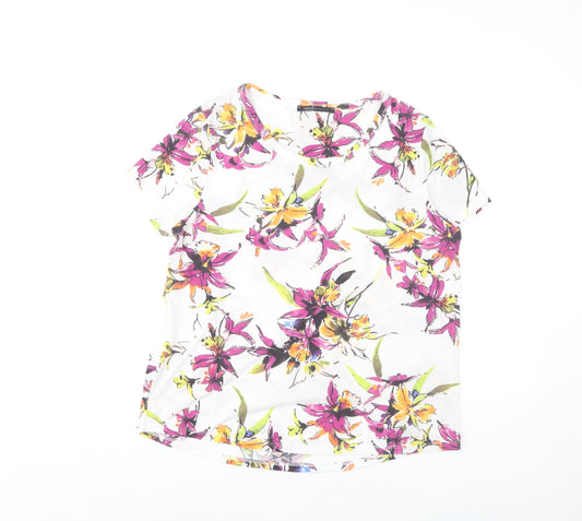 Marks and Spencer Women's Floral T-Shirt Size 14