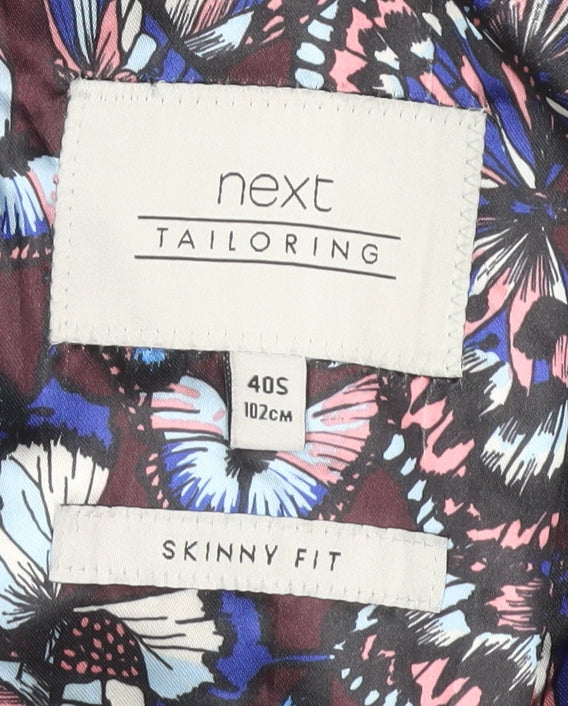 Next Men's Blue Slim Fit Blazer 40S