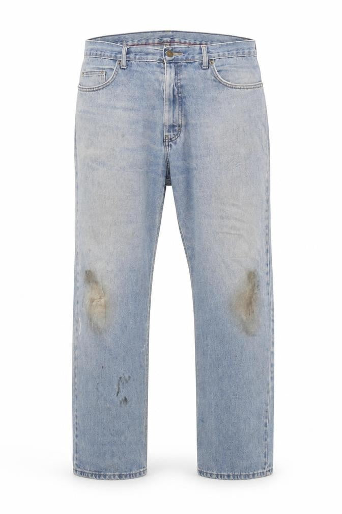 Marks & Spencer Men's Blue Straight Jeans, Size 36