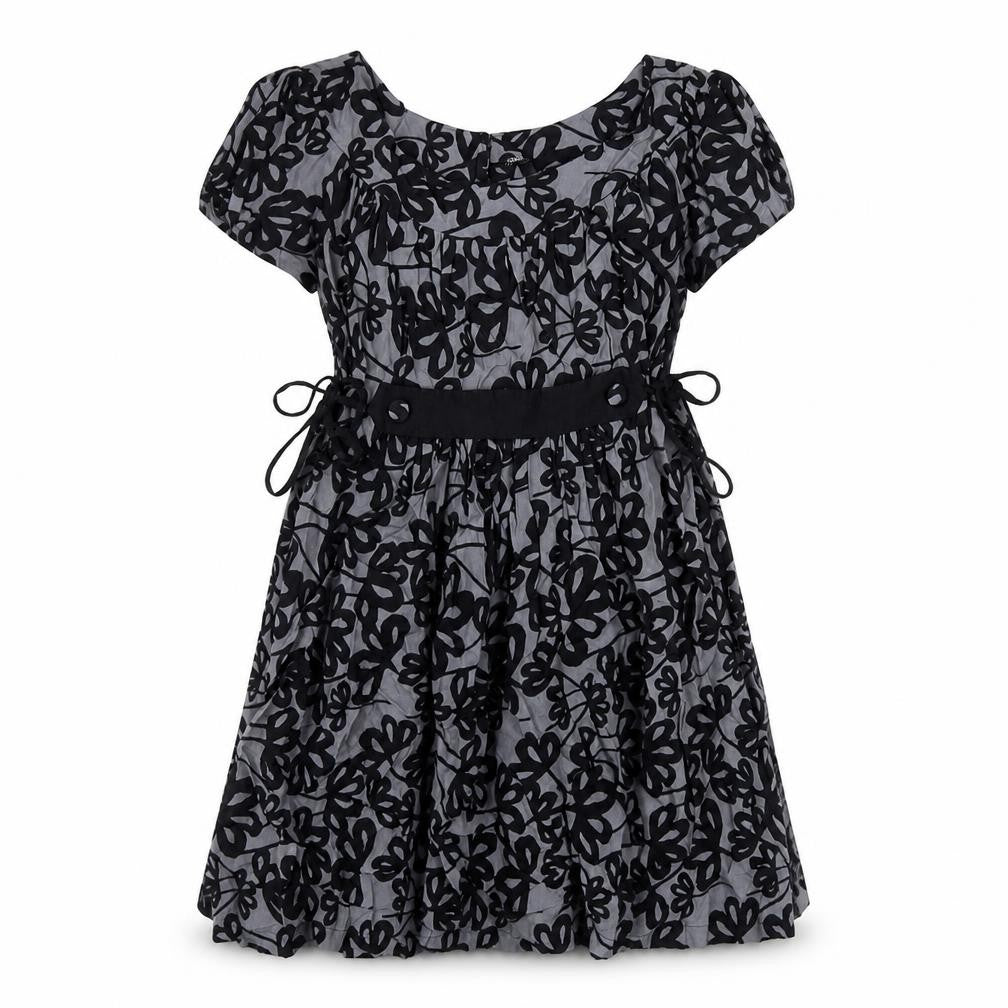 Topshop Women's Black Floral Dress Size 12