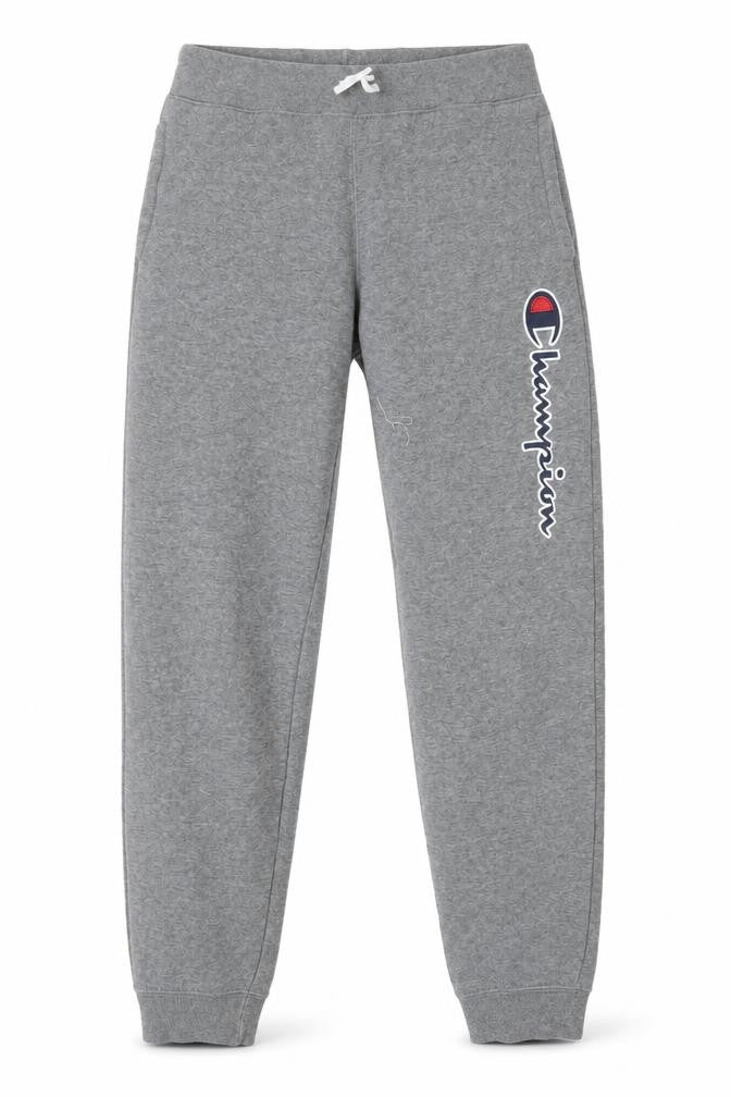 Champion Boys Grey Jogger Trousers Size L - Cotton Blend
