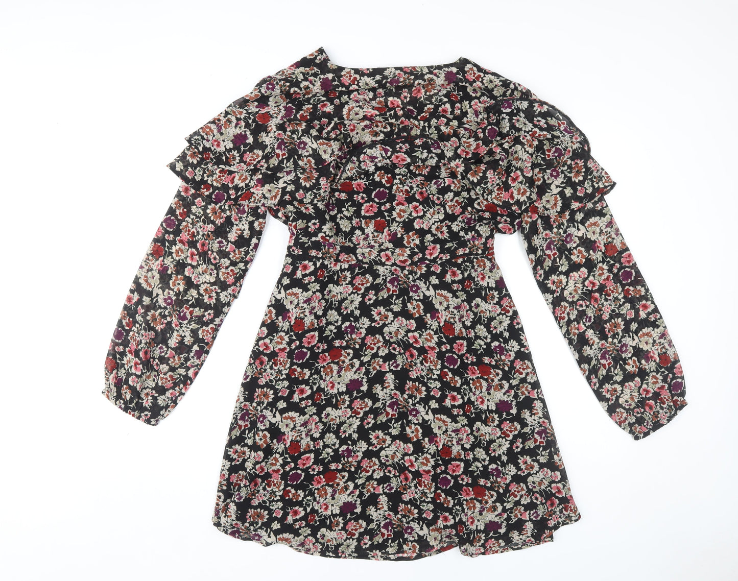New Look Women's Floral Wrap Dress UK 12