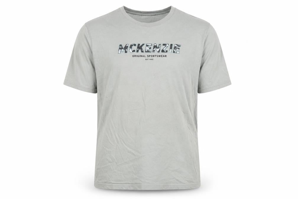 McKenzie Men's Grey Graphic T-Shirt 2XL