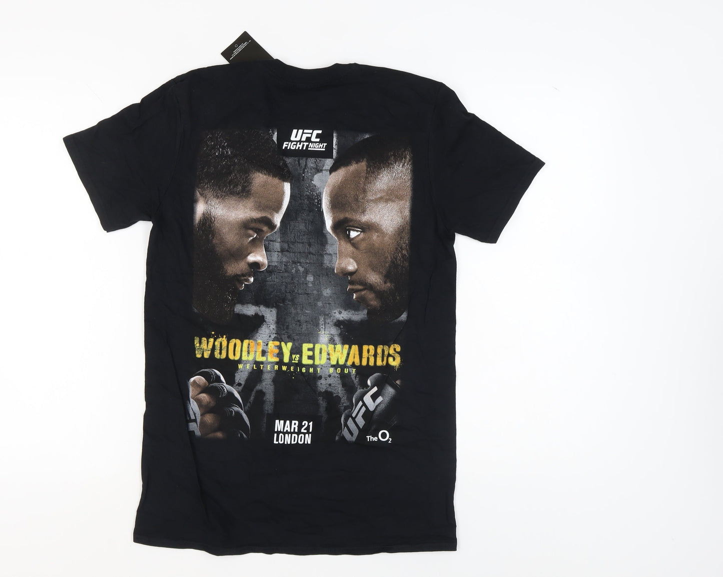 UFC Men's Black Graphic Print Sports T-Shirt S
