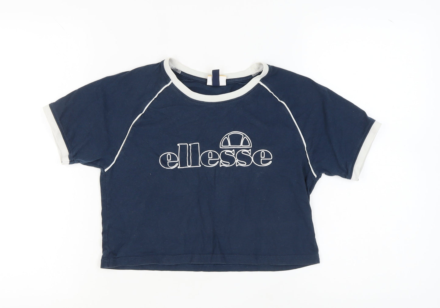 Ellesse Women's Blue Ringer T-Shirt Size 6