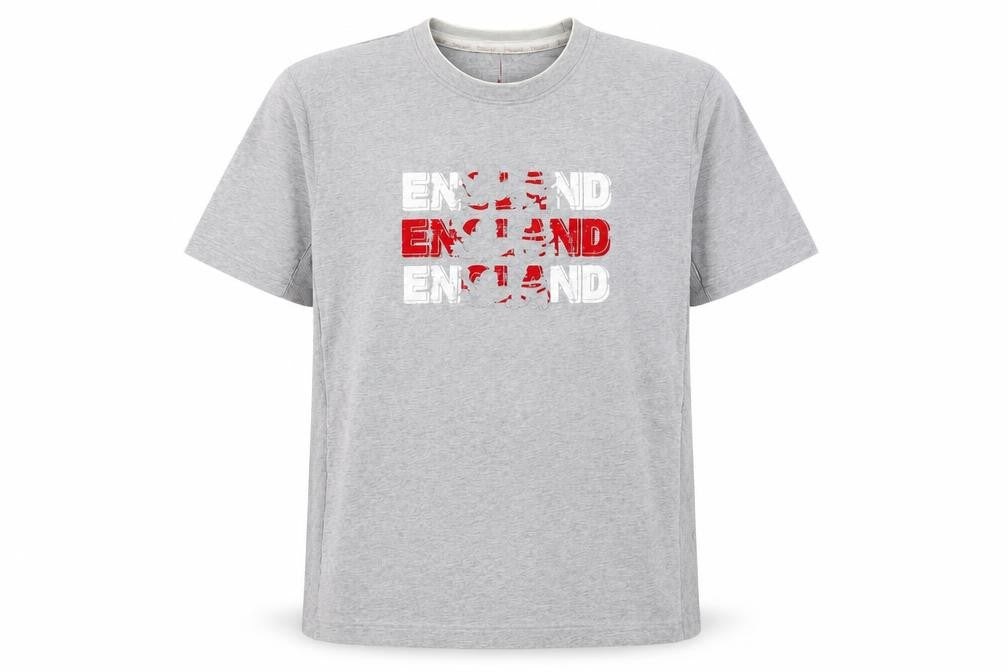 Next Men's Grey England Graphic T-Shirt XL