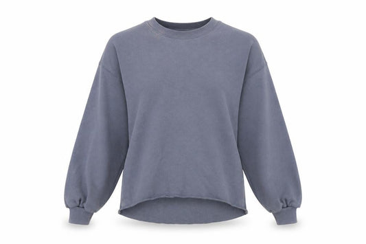 Abercrombie & Fitch Women's Grey Crew Neck Pullover Sweatshirt S