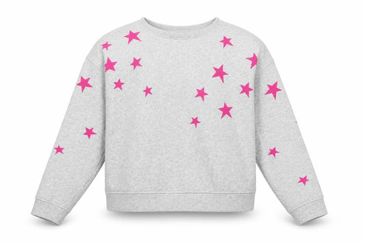 Hobbs Women's Grey Star Sweatshirt - Size S