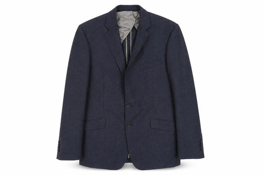 Jaeger Men's Blue Tailored Blazer, Size 44L Formal