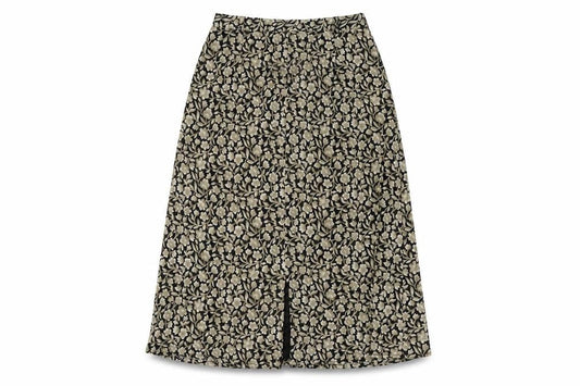 Viyella Women's Floral Skirt Size 12 Polyester Multicoloured
