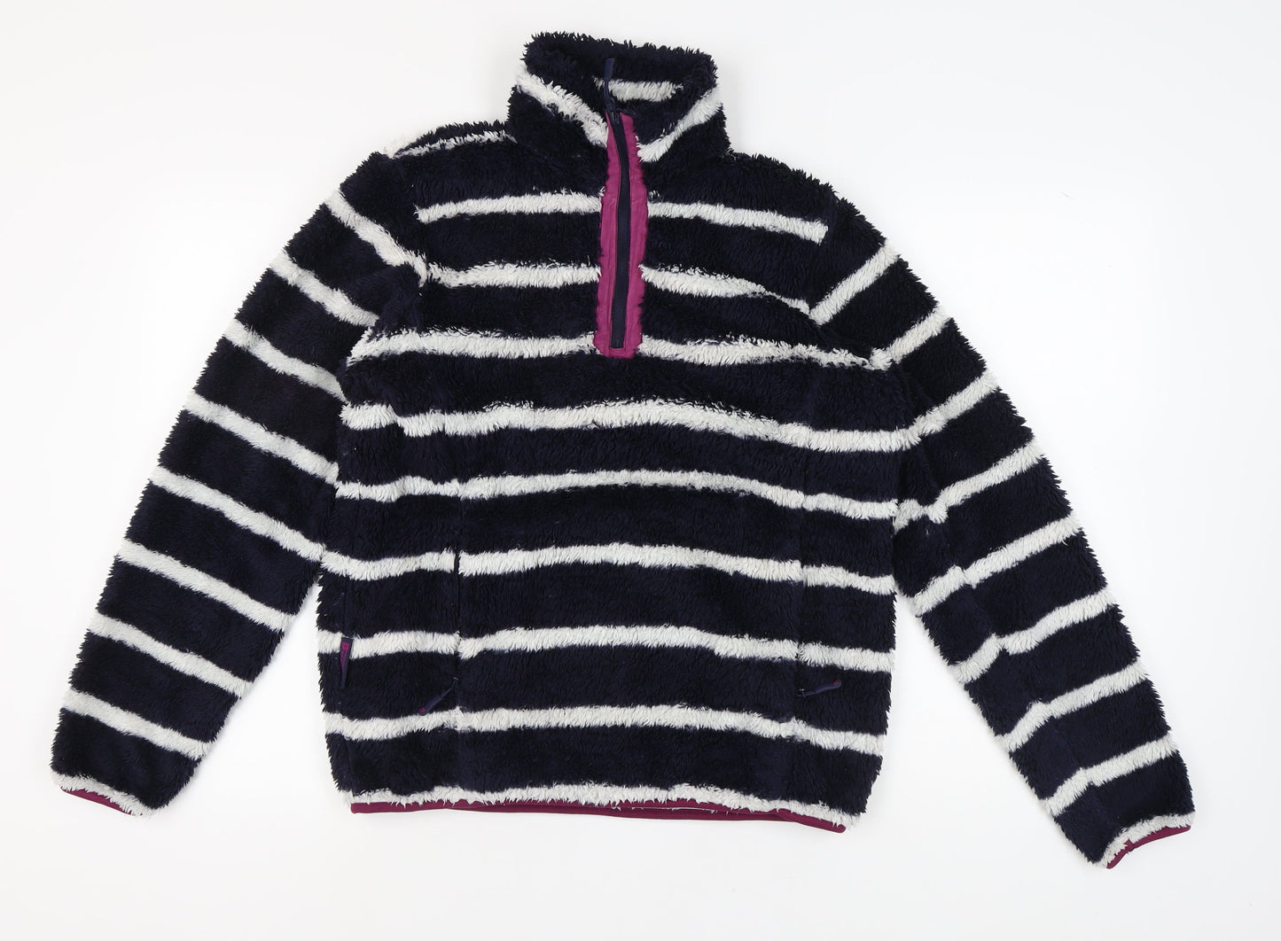 Mountain Warehouse Women's Striped Fleece Sweatshirt Size 12