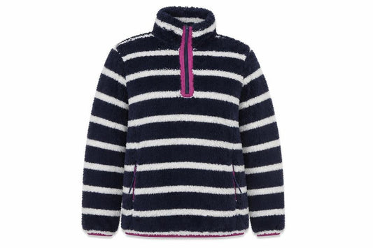 Mountain Warehouse Women's Striped Fleece Sweatshirt Size 12