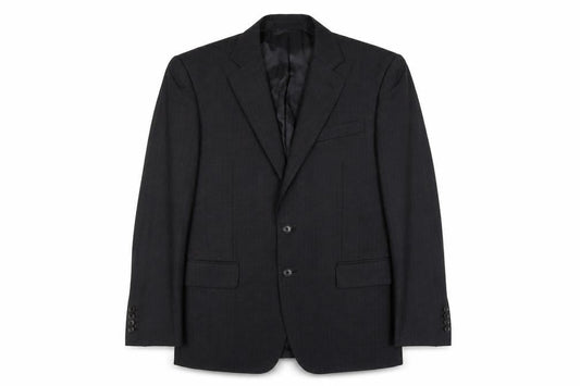Jaeger Men's Black Wool Blazer 40R Regular Fit