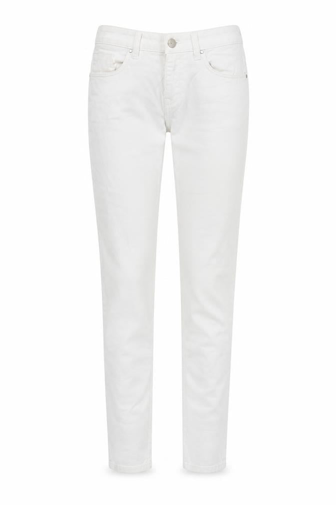 White Label Women's White Skinny Jeans Size 12