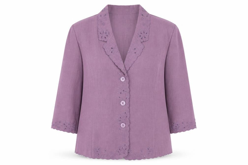 Eastex Women's Purple Suit Jacket Size 20